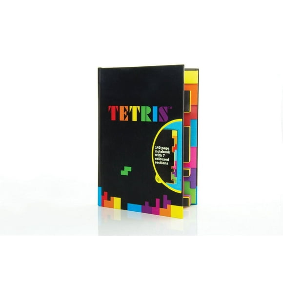 Tetris Carnet de 140 Pages avec 7 Sections Colorées