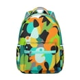thumbnail image 1 of Rainbow Gradient Backpack Artistic Pop Art and Colorful Abstract Pattern School Bag Stylish Fashion Students Bag, 1 of 6