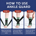 thumbnail image 4 of AIOMUO Youth Heel & Ankle Sleeve for Kids, Sever's Disease, Heel Pain Relief & Growth Plate Support, Compression Brace for Soccer, Basketball & Running - Green (X-Large), 4 of 5