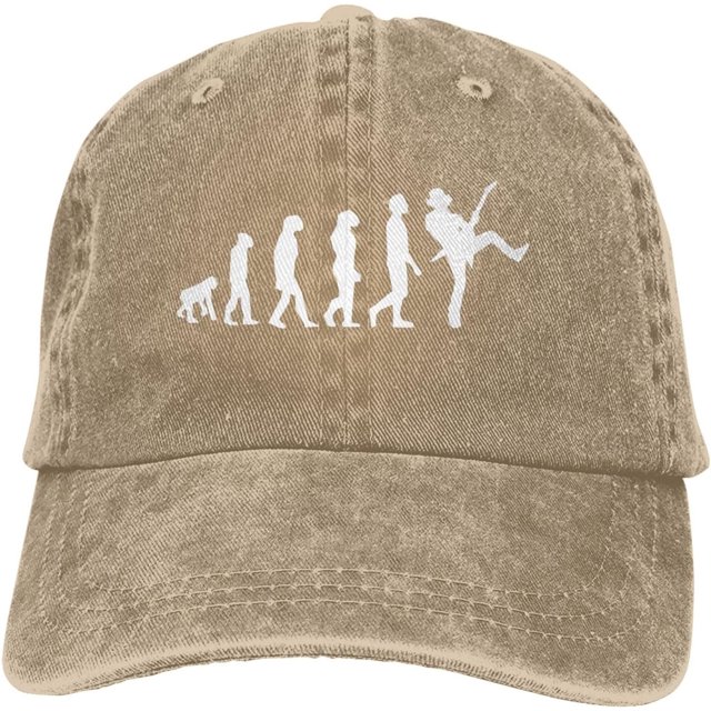 Player Evolution Guitar Hat Distressed Cotton Washed Baseball Cap Black Cowboy Denim Hats Unisex Adjustable