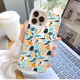 thumbnail image 3 of ¡Experimenta estilo y funcionalidad con esta funda plateada mate de doble capa para iPhone!, 3 of 3