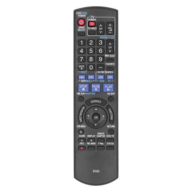 DVD Player Remote Control,Remote Control Black N2QAYB000197 Small DVD Remote Control QAY Remote Control Top-Notch Performance