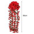 thumbnail image 2 of Yesbay 2 Pcs Faux Hanging Flowers Artificial Vines with Blooms Fake Hanging Plants Flowers for Home Wedding Garden Yard Decoration, 2 of 8