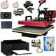 thumbnail image 1 of Combo 7 En 1 Ev Technologies Plancha sublimacion color roja con impresora y 150 articulos, 1 of 6
