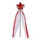 thumbnail image 2 of Vogacara Varita de fiesta temática Simple a la moda, borlas de vestir brillantes con cintas, varita de hada exquisita para niña encantadora, rojo Juguetes Vogacara FN010387-03B, 2 of 6