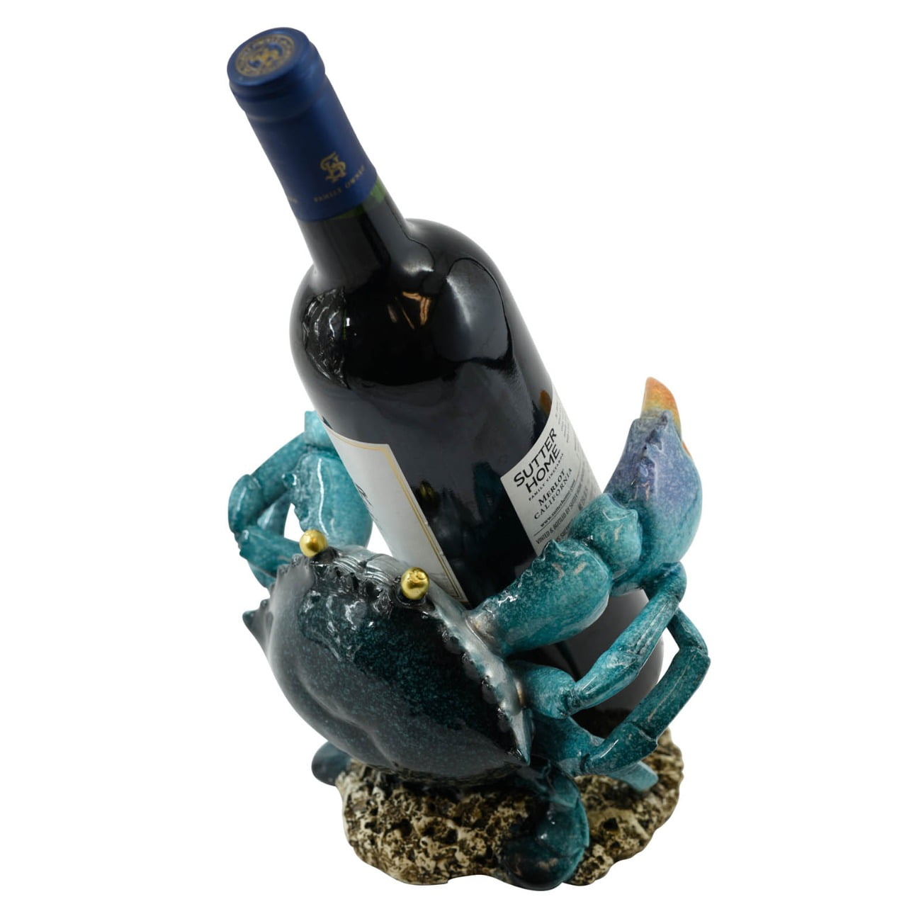 Blue Crab Utensil Holder - Wine Bottle Holder 3D model