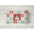 thumbnail image 2 of Carolines Treasures CK5206PW1216 Imperial Shih Tzu Love Canvas Fabric Decorative Pillow, Red, 12H x16W, multicolor, 2 of 3