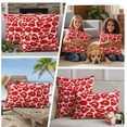 thumbnail image 5 of Valentines Outdoor Waterproof Pillow Covers, Modern Romantic Red Woman Lips Love Kiss Decorative Square Throw Pillowcase Sofa Cushion Sham for Patio/Couch/Chair, 16"x16" 2 Pack, 5 of 8