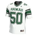 thumbnail image 2 of Men's GameDay Greats #1 White Hawaii Rainbow Warriors Football Jersey, 2 of 4