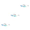 thumbnail image 3 of Gafas de sol Qarigey Multicolor Sin marco A Prueba de viento, 3 of 6