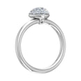 thumbnail image 2 of 1/4 Carat Diamond Heart-Shaped Promise Ring Band in 14K White Gold (Ring Size 8), 2 of 6