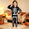 thumbnail image 2 of Ruiwill Halloween Pajamas for Girls Size 2-3 Years Cute Winter Halloween Girls Pajama Set Long Sleeve Tops and Pants Clothes Set, 2 of 4