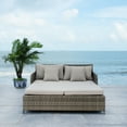 SAFAVIEH Cadeo Outdoor Patio Daybed, Grey