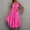 Hot Pink, variant on LINGLANG Women's V Neck Ice Silk Slip Nightgown Spaghetti Strap Satin Like Sleep Dress Soft Lightweight Breathable Summer Lounge Nightshirt Elegant Comfortable Homewear Sleepwear