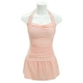 thumbnail image 3 of Traje de baño Pure Desire traje de baño de una pieza de tacto sedoso de una pieza aspecto delgado color rosa para mujer para fiesta ANGGREK  Otros, 3 of 8