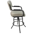 thumbnail image 2 of Swivel Tilt Counter 26" Bar Stool - M-115 - Beige Vinyl - Metal Grey Frame, 2 of 5