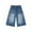Light Blue, variant on QHFBli Mens Loose Denim Shorts Jean Jorts Shorts Hop Cropped Jeans Work Denim Shorts With Cargo Pockets