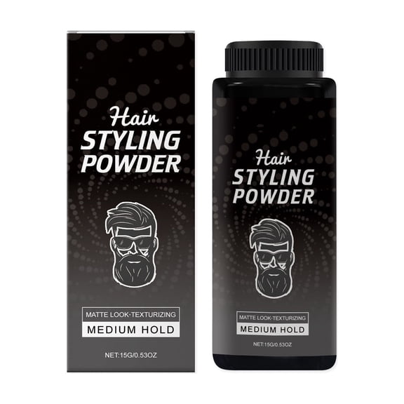 Men's Air Feel Matte Styling Powder Natural Shaping Oil Control Ample Hair Support No Hair Wash Layer Sensation Hair Wax Replacement
