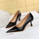 thumbnail image 3 of Zapatos de boda clásicos de tacón alto y punta estrecha para mujer, elegantes y a la moda, con punta estrecha, para novia, 3 of 5