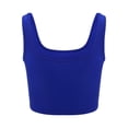 thumbnail image 6 of outfmvch tank top for women glitter strappy tank cami swing vest clubwear womens tops crop tops blue, 6 of 8