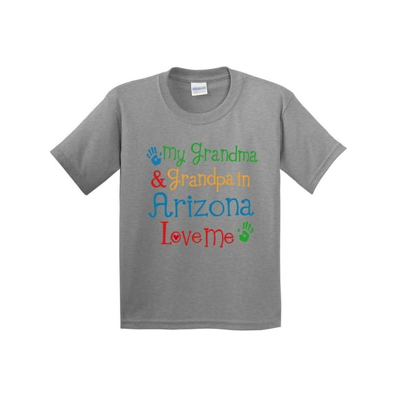 Inktastic Arizona Grandma Grandpa Love Me Youth T-Shirt
