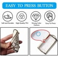 thumbnail image 5 of Key Fob Cover Compatible with Jeep Grand Cherokee Wagoneer Grand Cherokee L 2021-2023 Keychain Case Holder Protector,White, 5 of 7