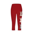 thumbnail image 3 of Pantalones de Ajuste Seco de la Moda de las Mujeres Imprimidas Leggings, Deporte de Yoga Elástico de Poliéster Elástico Respirable, 3 of 8