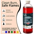 thumbnail image 2 of Hyoola Liquid Paraffin Lamp Oil - Odorless Clean Burn, Smokeless Tiki Torch Fuel, Red, 1 Quart (32 Ounce), 1-Pack, 2 of 5