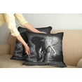 thumbnail image 2 of Ambesonne Grey Throw Pillow Cover 2 Pack, Exotic Wildlife, 24", Grey, 2 of 7