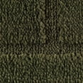 thumbnail image 5 of Mainstays Solid High Low Tufted Grid Dark Green Indoor Area Rug, 9' x 12', 5 of 7