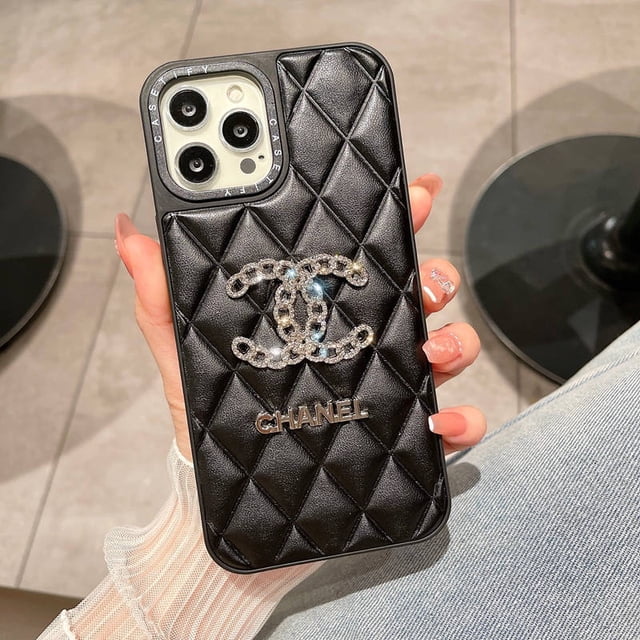 Funda De Cuero Para iPhone 14 Pro Max 13 12 14 13 metal logo A Prueba De Golpes Gao Jiahui unisex