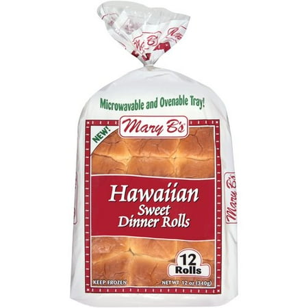 Mary B's Hawaiian Sweet Dinner Rolls, 12 count, 12 oz