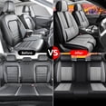 thumbnail image 5 of Fit for FORD ESCAPE 2006 Seat Cover, Leather 5 Seats Full Set With Lumbar Support Suitable for All Seasons, Gray and Black Car Seat Covers, Beautify the Interior of Old Cars, 5 of 8
