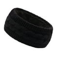 thumbnail image 1 of DPTALR Autumn And Winter Pure Color Wool Knitted Hair Band Sports Headband, 1 of 1