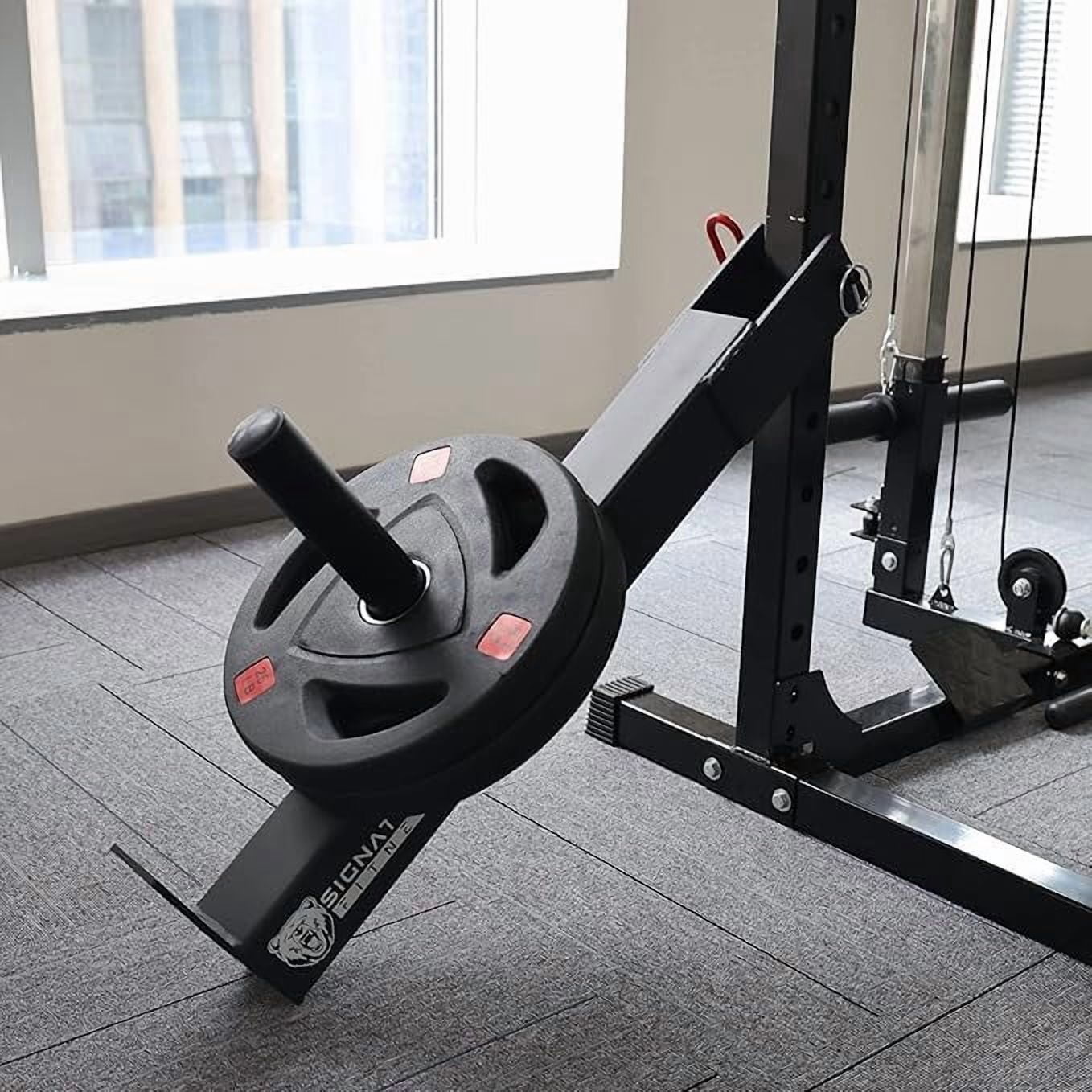 INTRTLOCKINGING TILES Belt Squat Attachment for Power Racks and Cages, 600 LB Weight Capacity Per Arm