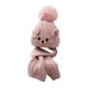 thumbnail image 1 of Conjunto de gorro y bufanda de invierno para niños de 3 a 9 años, para acampar, escalar y actividades al aire libre Rosa, 1 of 10