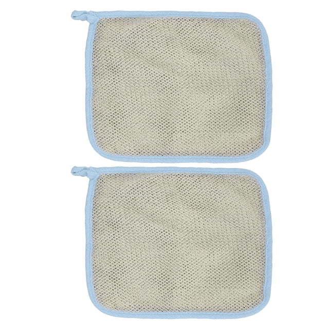 Paño De Baño De Nailon, Toalla De Baño De Nailon De Fuerte Fricción, 2 Piezas, Malla Fina De Exfoliación , Cómoda Para El Baño