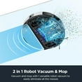 thumbnail image 5 of Eureka E10s Robot Vacuum with Bagless Self Emptying Station, Robotic Vacuum and Mop Combo, 45-Day Capacity, 4000Pa Suction for Pet Hair, Carpet&Floor, Auto Lifting Mop, App Control, White, 5 of 8