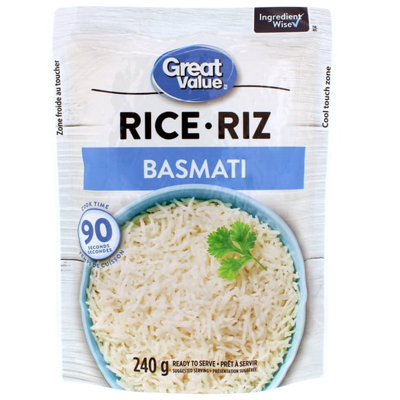 Great Value Basmati Rice, 240 g