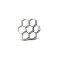 thumbnail image 1 of Hexagon Cookie Cutter Stainless Steel Honeycomb Pattern Baking Tool for Pastry Decorating, Multicolor, 1 of 6