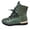 Green, variant on Puntoco Winter Warm Boots Clearanc and Winter Models Mid-Heel Casual Women'S Warm Mid-Tube Short Cotton Shoes Green 6(37)