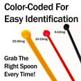 thumbnail image 5 of SuperDosing Plastic Yellow, Black, Orange Micro Scoop Variety 6mg-30mg Measuring Tiny Spoons 3 Pk, 5 of 5