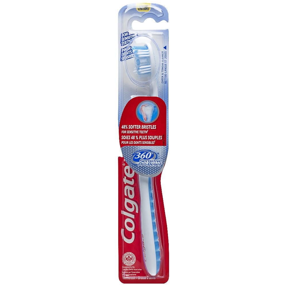 Brosse à dents ultra souple Colgate 360 Sensitive Pro-Relief 1 Brosse à dents