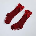 thumbnail image 4 of BULLPIANO Baby Knee High Socks with Bow Toddlers Bow Stockings Infants Long Socks Boys Toddlers Socks Uniform Socks Thick Winter Socks with Grips, 4 of 6