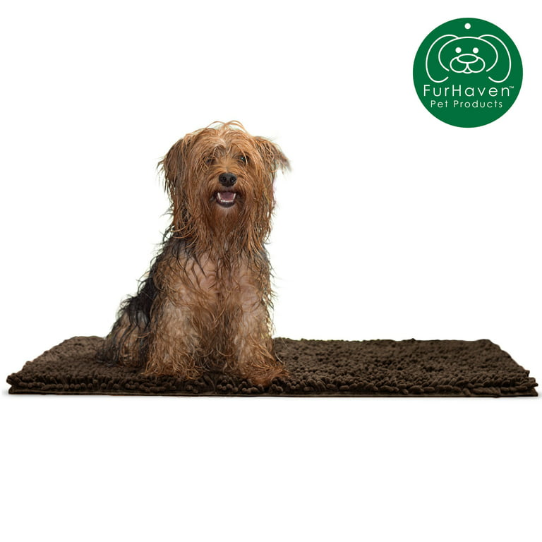FurHaven Muddy Paws Towel and Shammy Rug Dog Mat