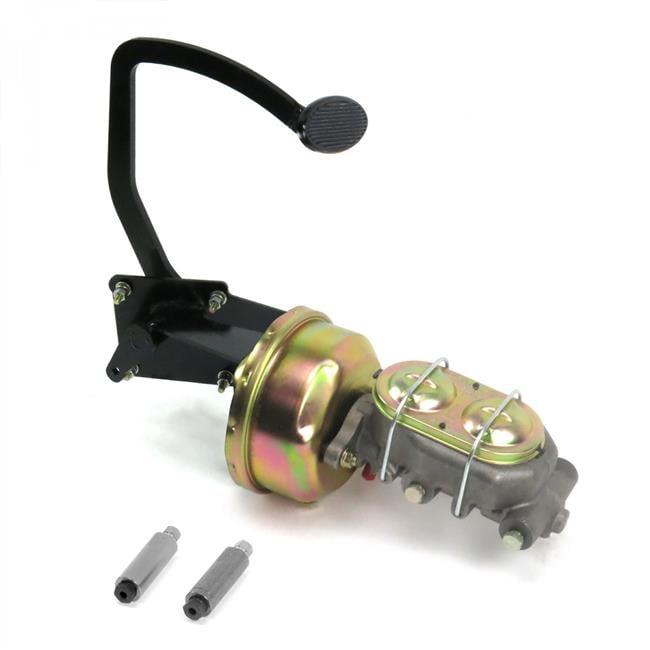 4148 Ford 8 in. Single Brake Pedal Kit Disc & Drum Small Oval Black