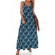 thumbnail image 1 of Segmento vertical de hélice de ADN humano azul Vestido sin mangas Vestido Vestidos Vestidos de ceremonia, 1 of 7