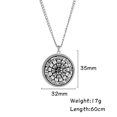 thumbnail image 4 of TEAMER Hunad Ku Symbol Pendant Necklaces - Stainless Steel Talisman Jewelry for Men Women, 4 of 4