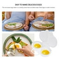 thumbnail image 4 of Egg Steamer Egg Poacher for Microwave – 2-Cavity Nonstick Cooker with Lid Double Drain Poached Egg Cups Easy Clean Quick Breakfast Solution for Serving and Family Use, 4 of 8