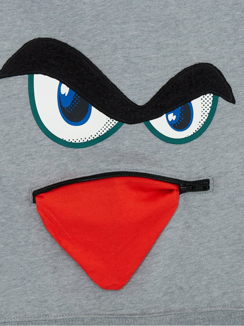 365 Kids From Garanimals Boys Zipper Mouth Hoodie with Graphic